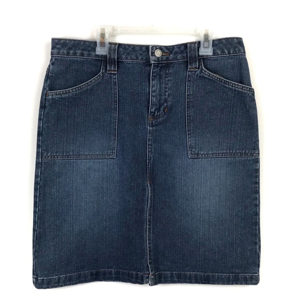 Jean Skirt Denim Preppy Fall Fashion Size 6 Old Navy
